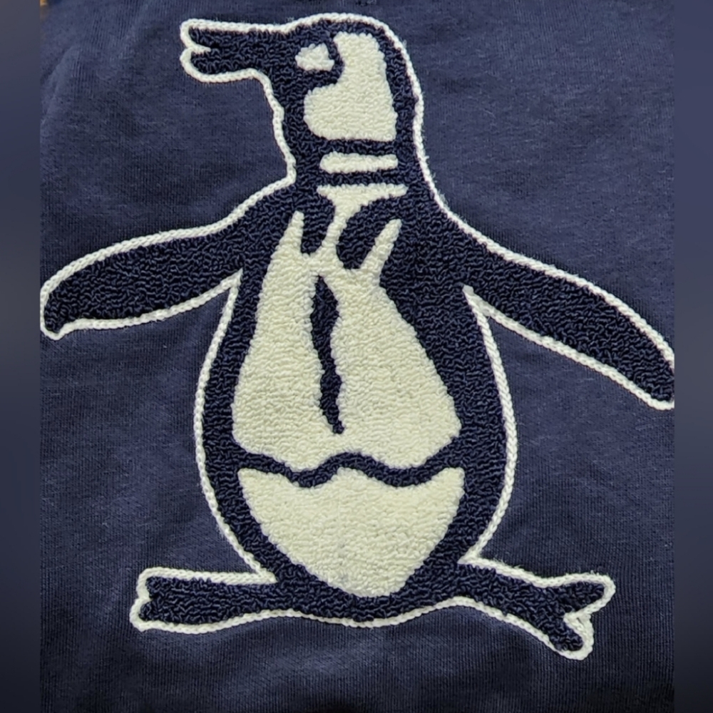 NWT Original Penguin Large Pete Melange Fleece Hoodie - Picture 2 of 3